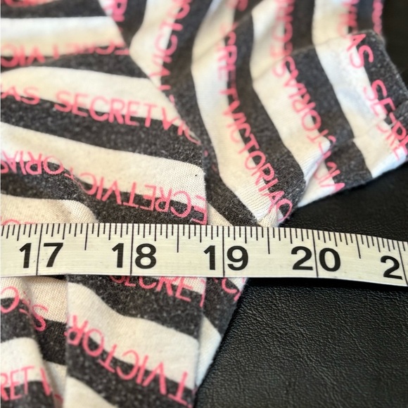 Victoria's Secret Pink and Black Striped Logo Gown - Picture 4 of 11